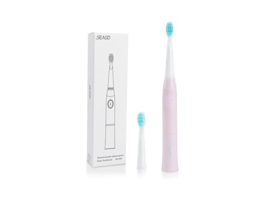 Зубная щетка электрическая SEAGO SG-503-Pink (розовый)